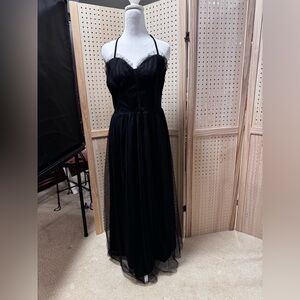 Elegant Black Midi Dress